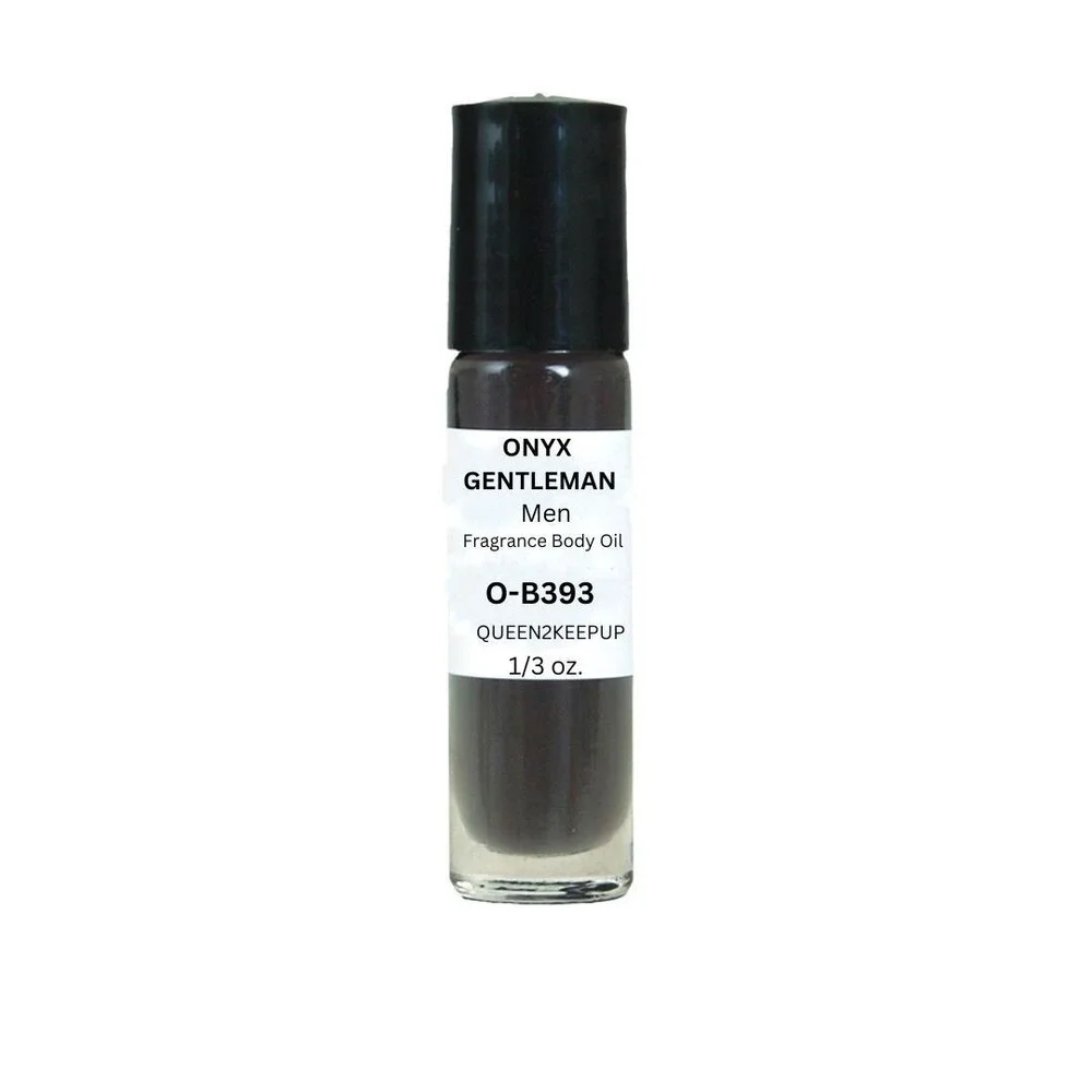 Onyx Gentleman (Men) Body Oil 10 ml Fragrance All Natural 1/3 oz Roll-On Scent